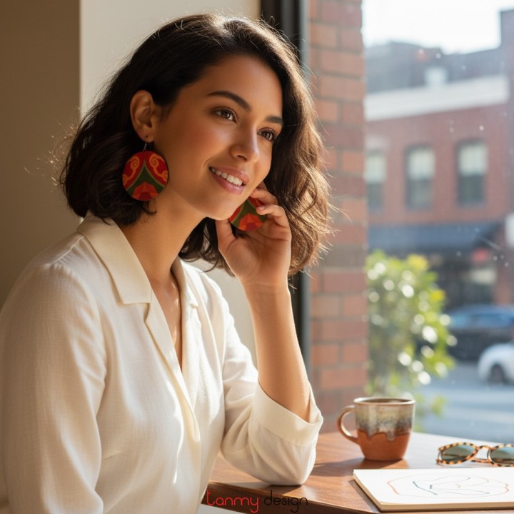 Khuyên tai digital EARING MULTICOLOR ( các mẫu )